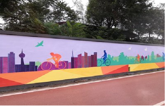 宜城墙体彩绘-围墙