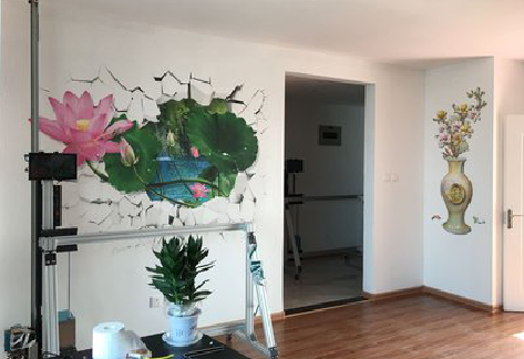 宜城墙体彩绘相比墙纸的优势。