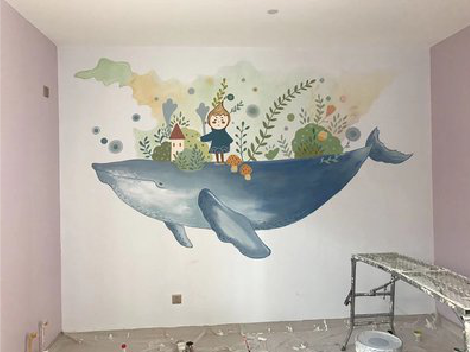 宜城手绘墙的特点及优势。